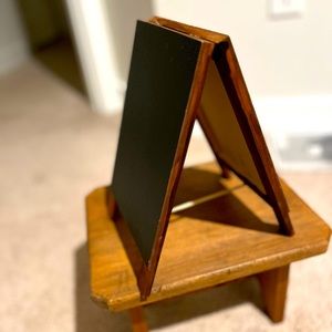 Chalkboard easel